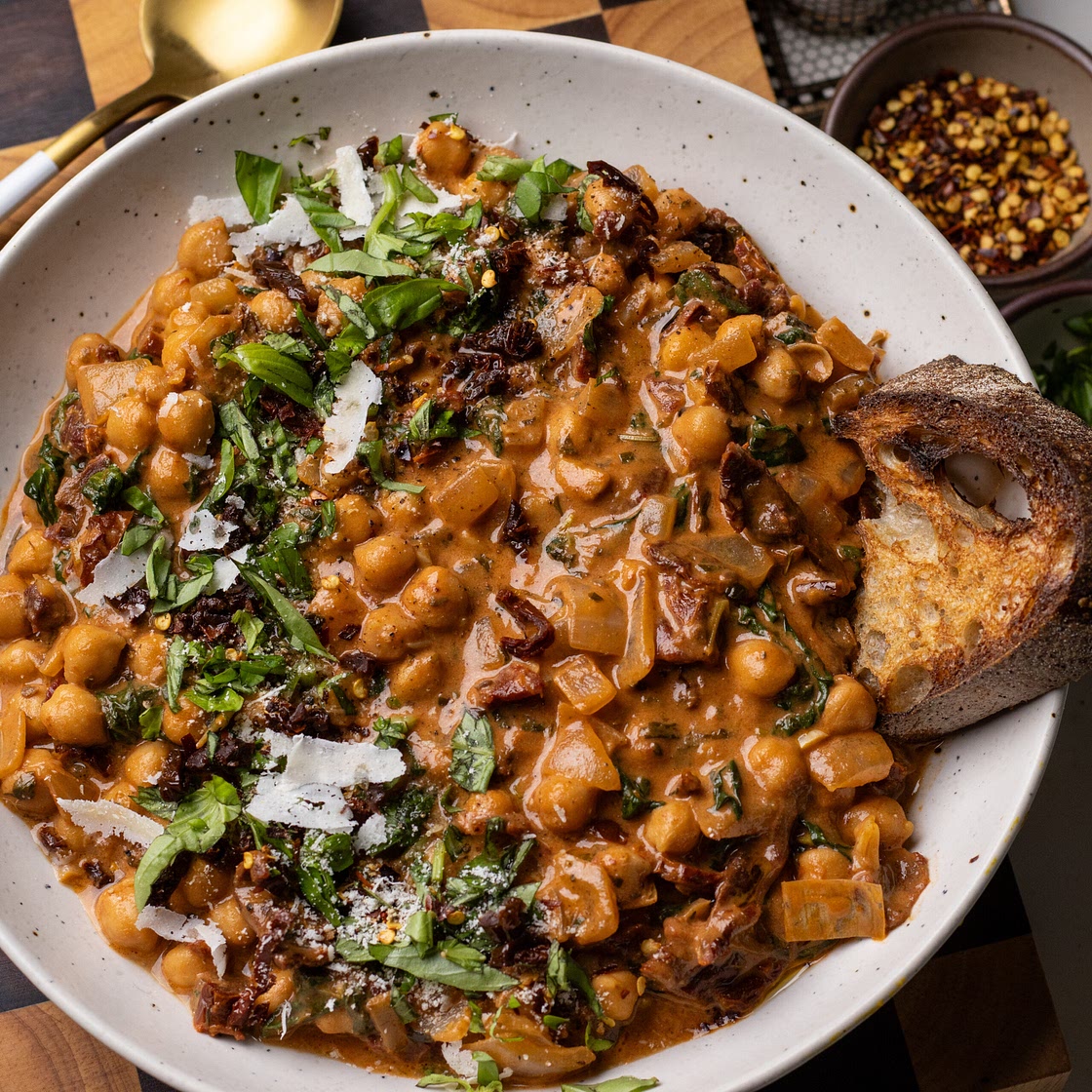Vegan Tuscan Chickpeas