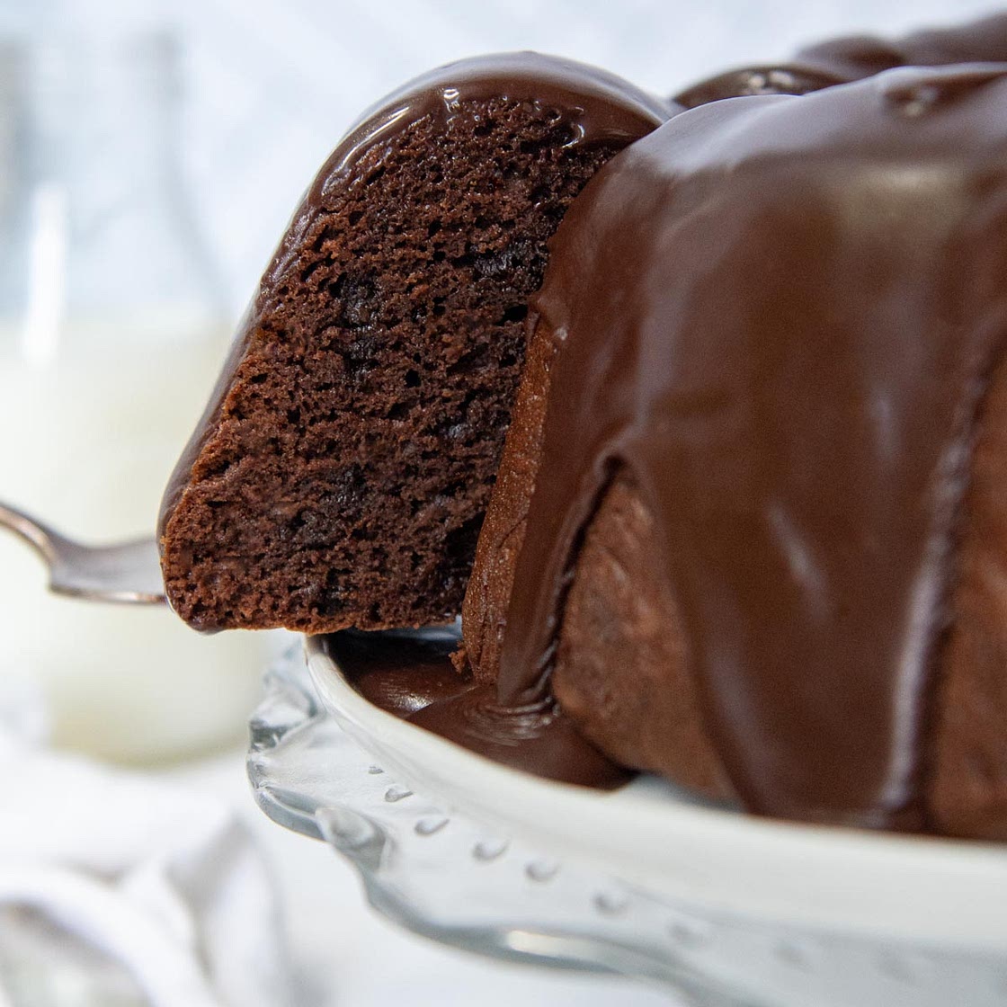 Moist & Fudgy Gluten-Free Chocolate Bundt Cake