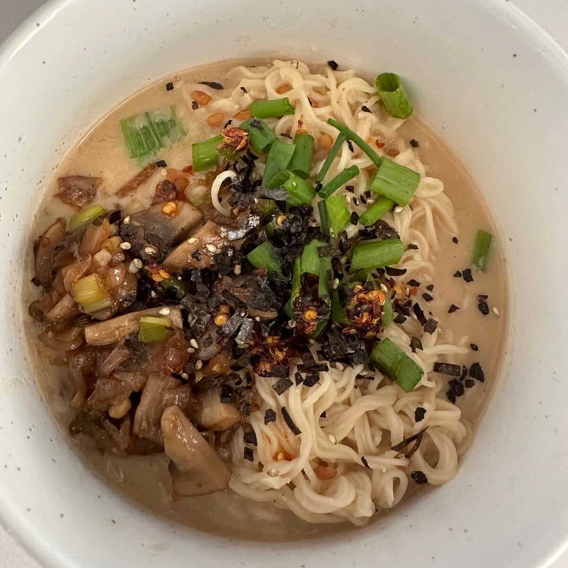 Peanut Butter Miso Noodle Soup