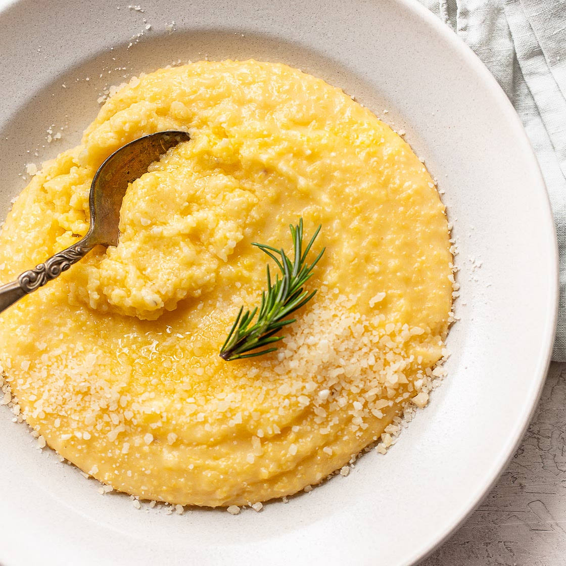 Creamy Polenta with Parmesan Cheese Recipe