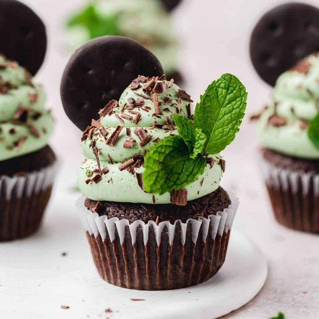 Mint Chocolate Cupcakes