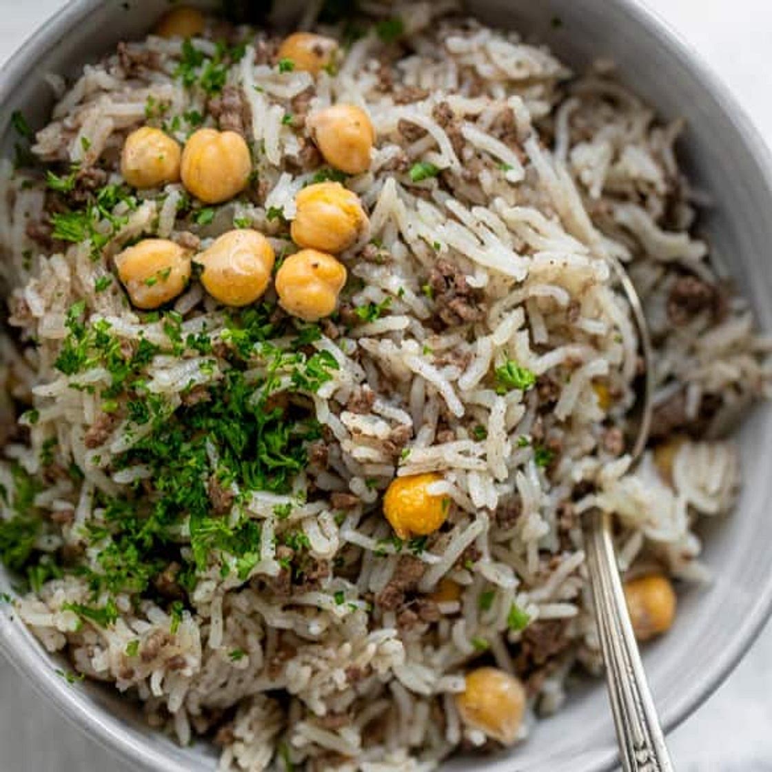 Mediterranean Ground Beef & Rice