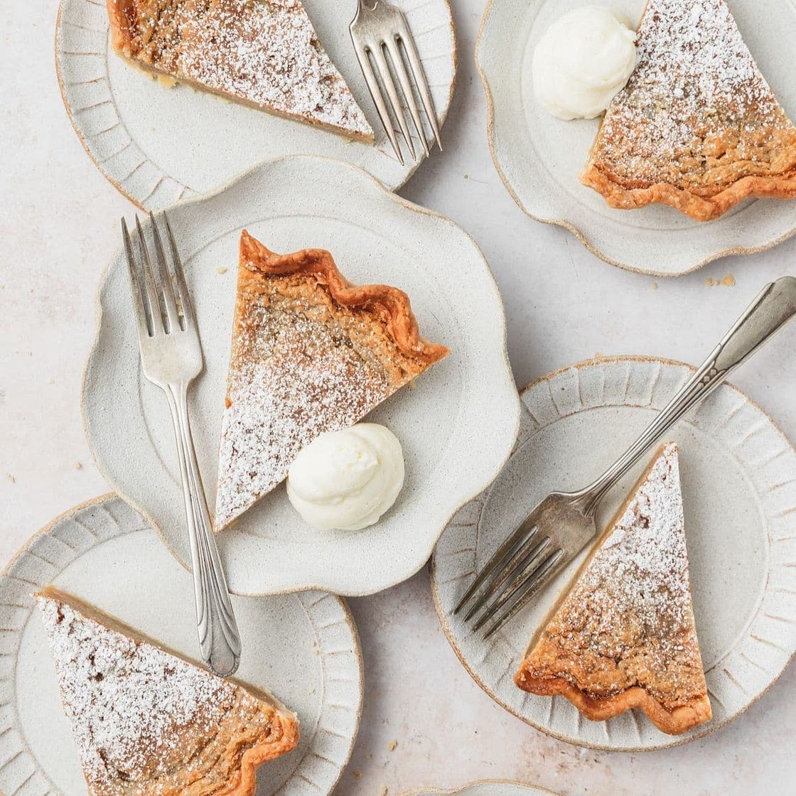 Brown Butter Bourbon Chess Pie
