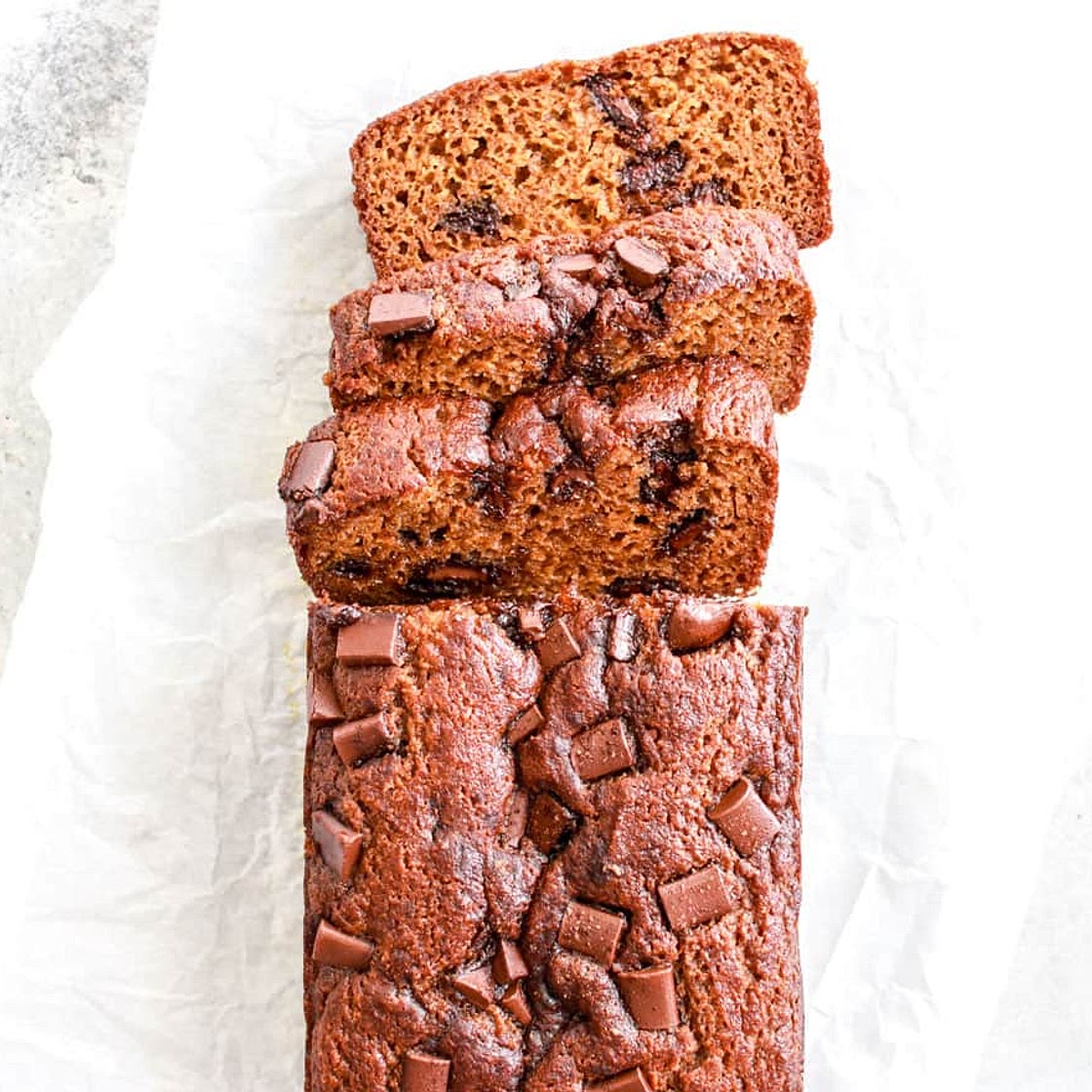 Paleo Chocolate Chunk Pumpkin Bread