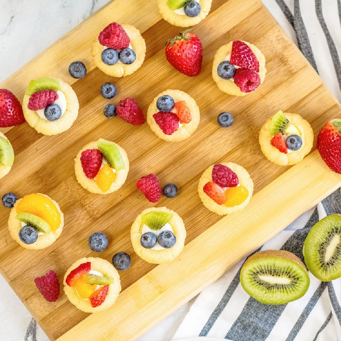 Sugar Cookie Mini Fruit tarts