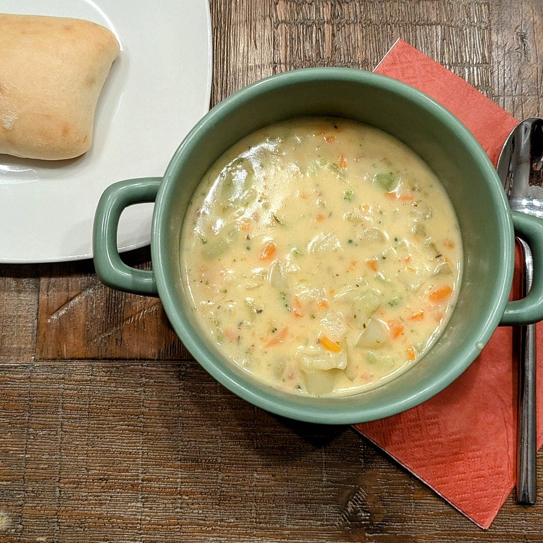 Cheddar Broccoli Potato Soup