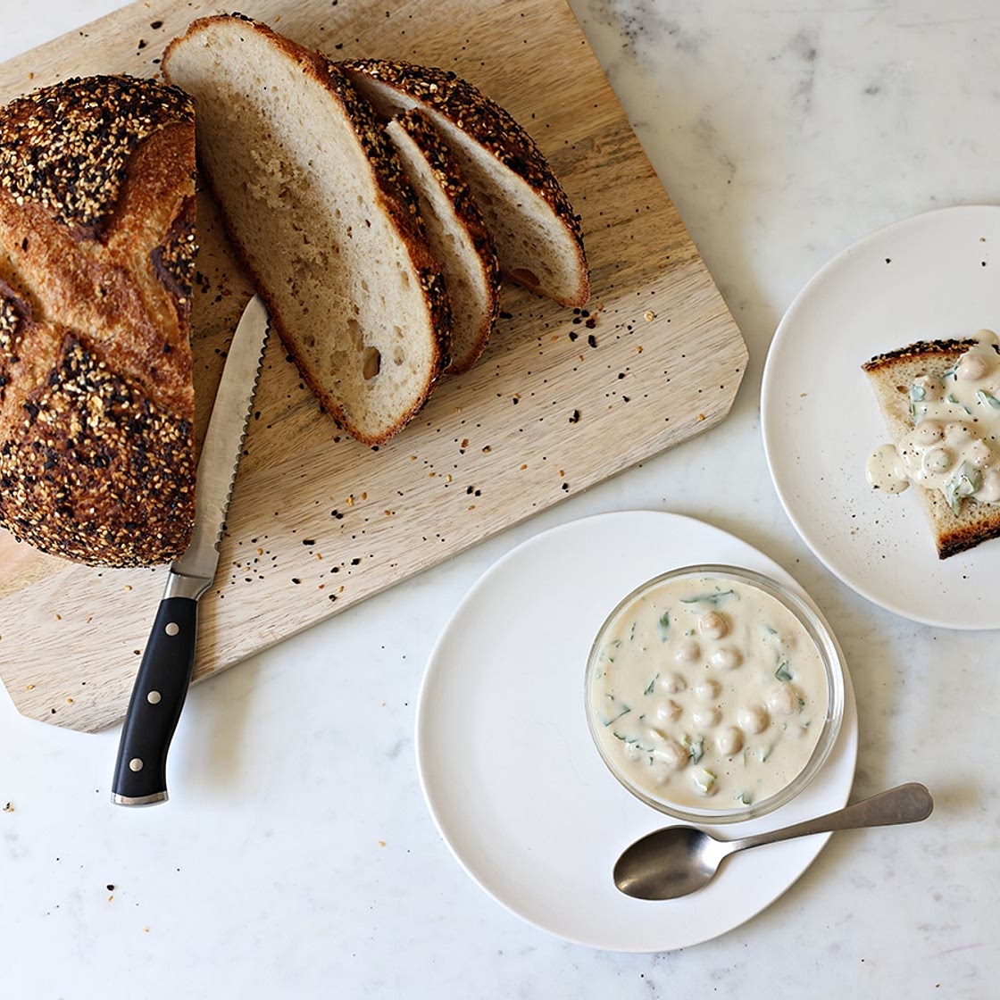 Tahini-Chickpea Dip