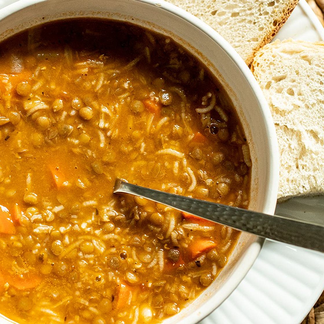 Greek Lentil Soup (Fakes)