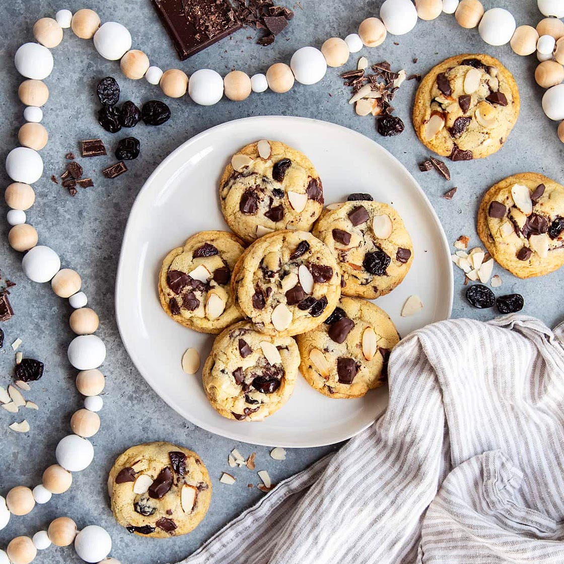 Cherry Almond Cookies