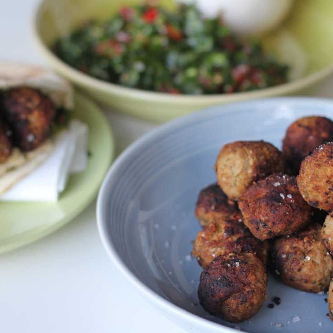 Lamb and chickpea balls recipe