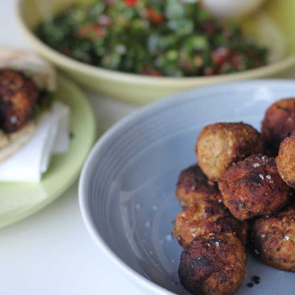 Lamb and chickpea balls recipe