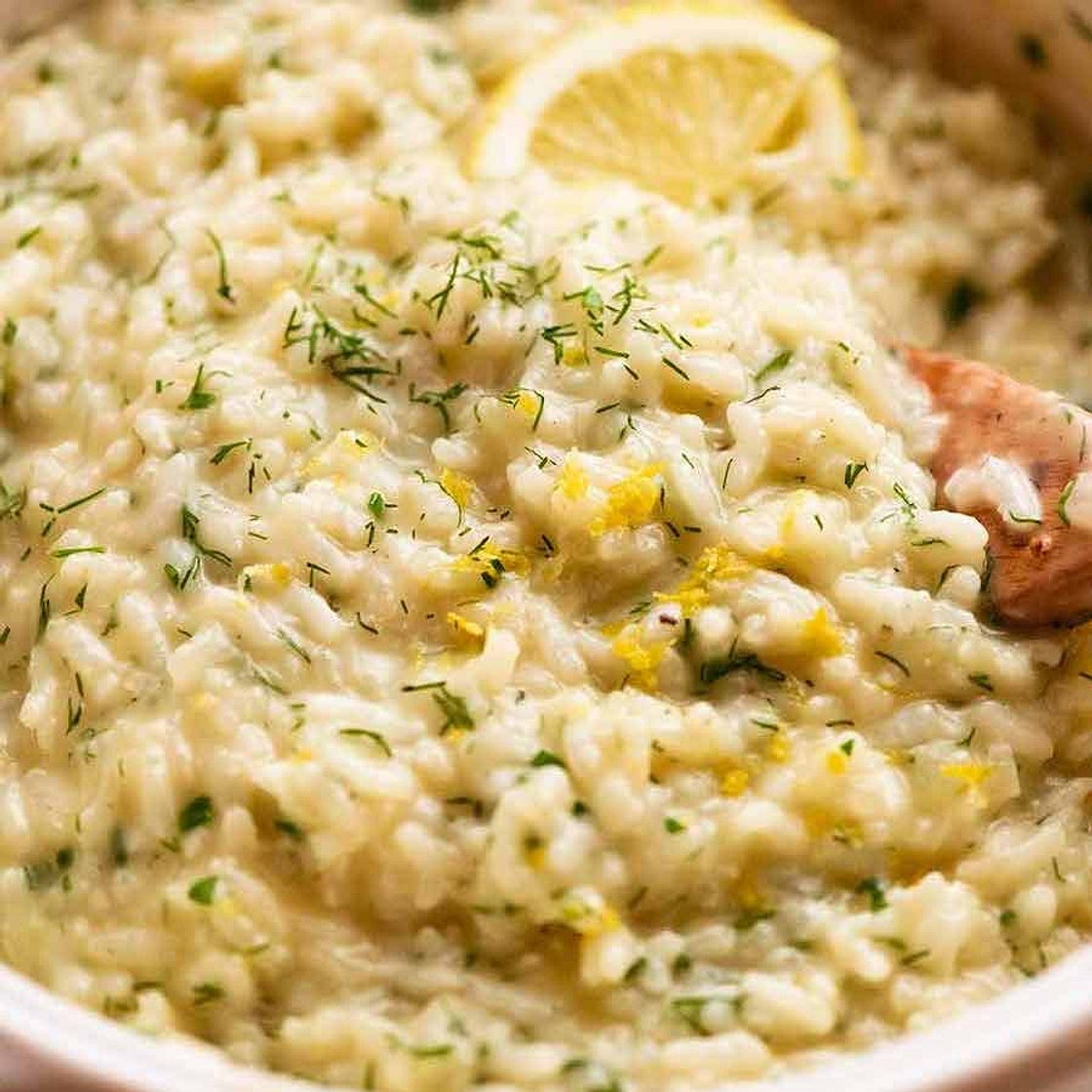 No-Stir Creamy Lemon & Herb Baked Risotto (it's magic!)