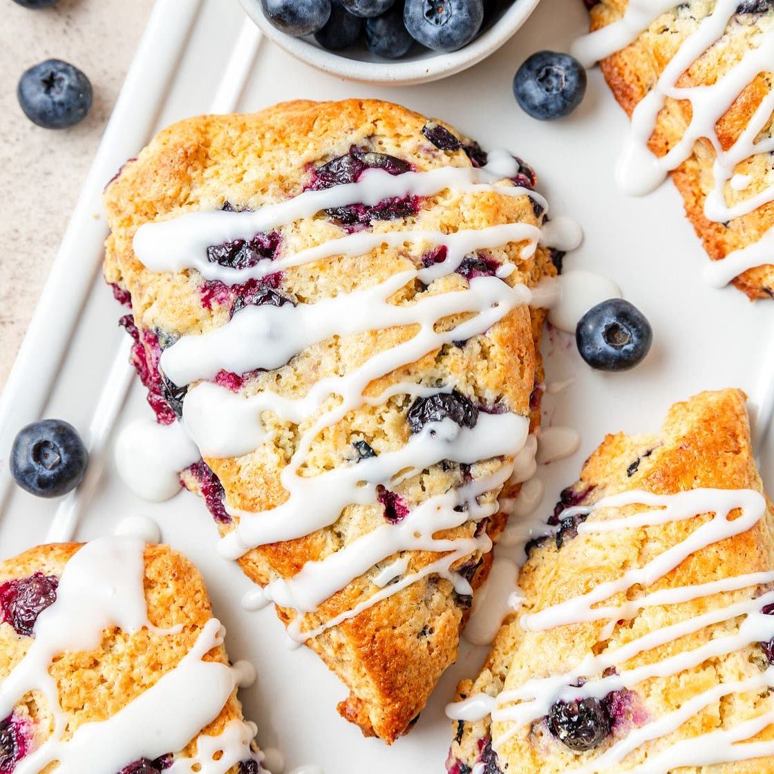 Blueberry Cornmeal Scones