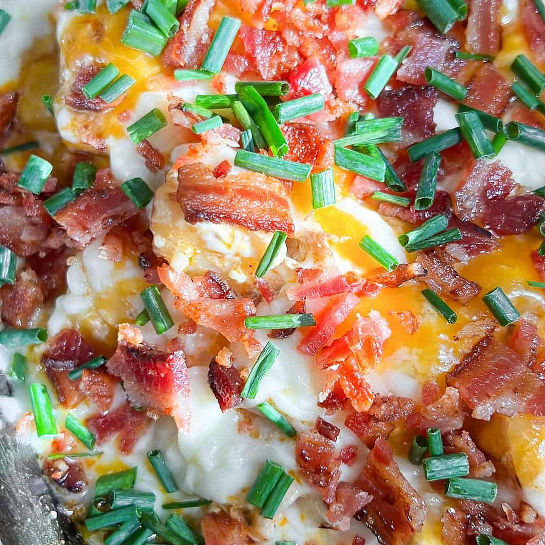 Cheddar Bacon Ranch Slow Cooker Chicken & Potatoes