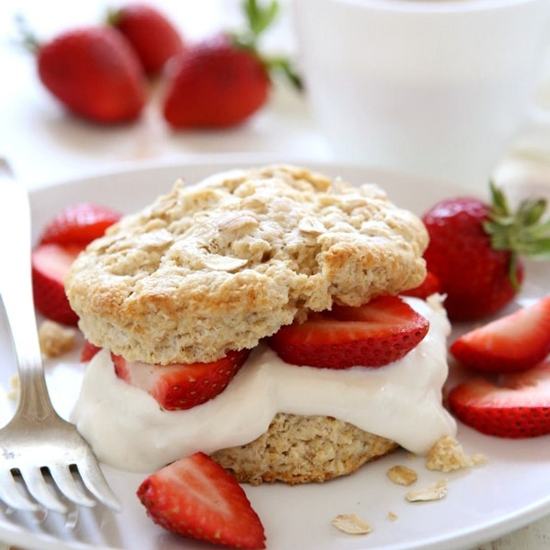 Breakfast Strawberry Shortcakes