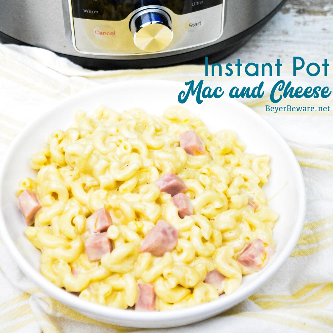 Instant Pot Mac and Cheese with Ham