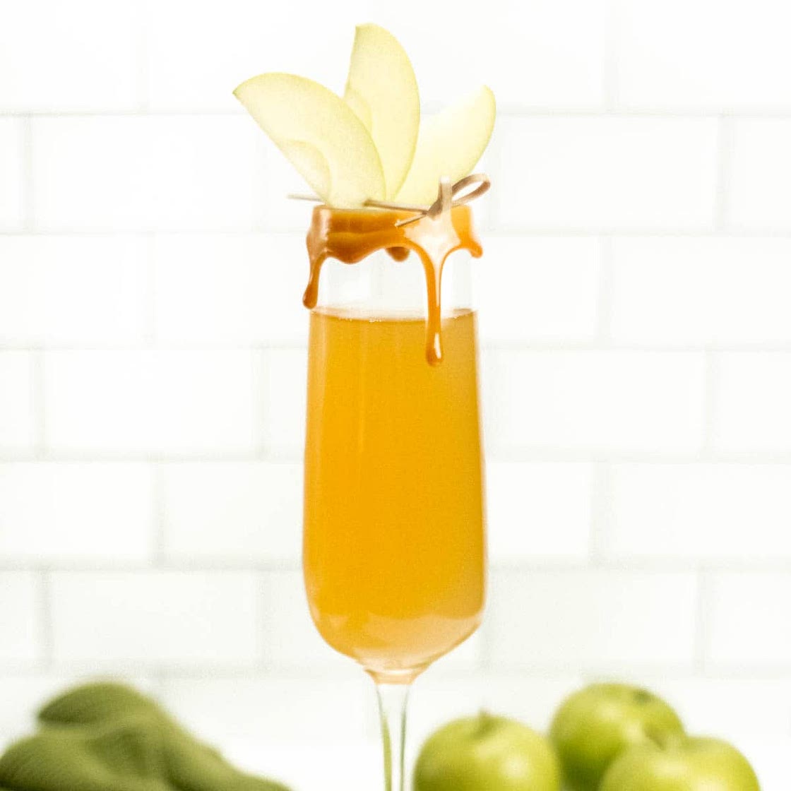 Caramel Apple Mimosas