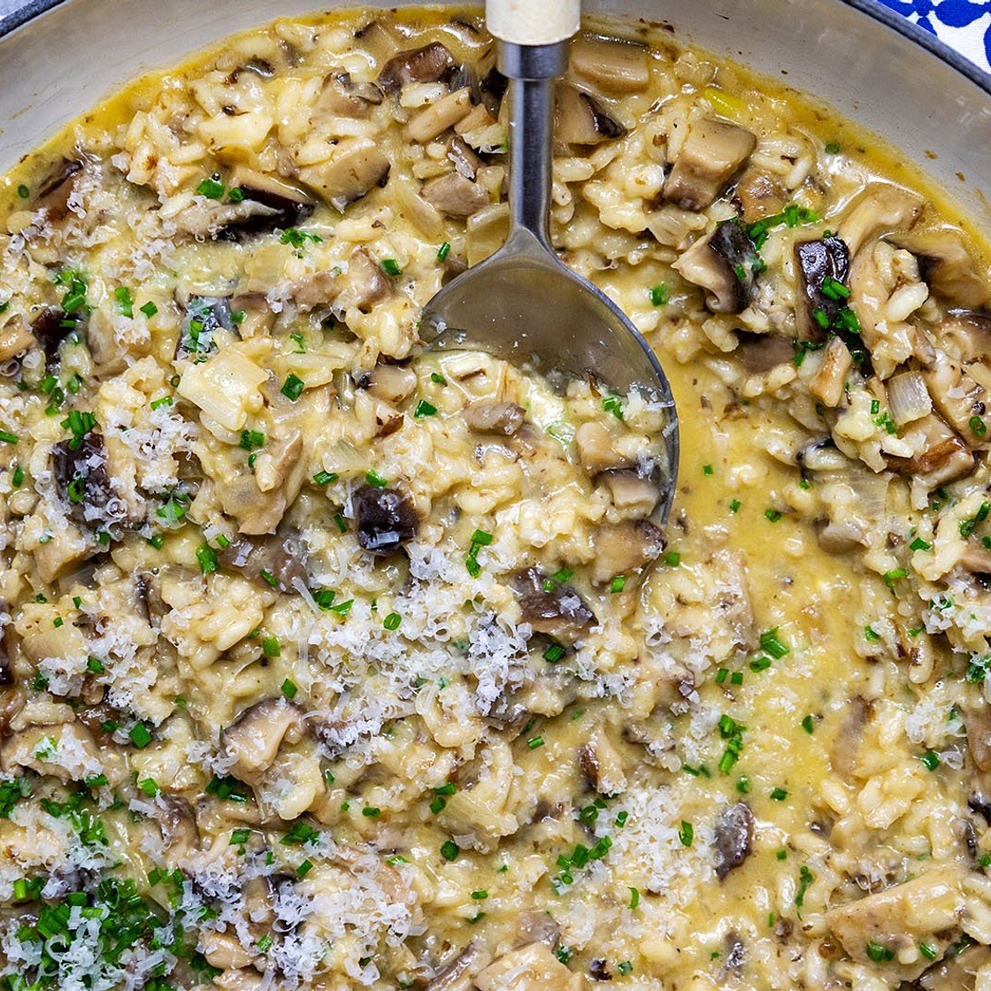 Risotto Ai Funghi (Mushroom Risotto)
