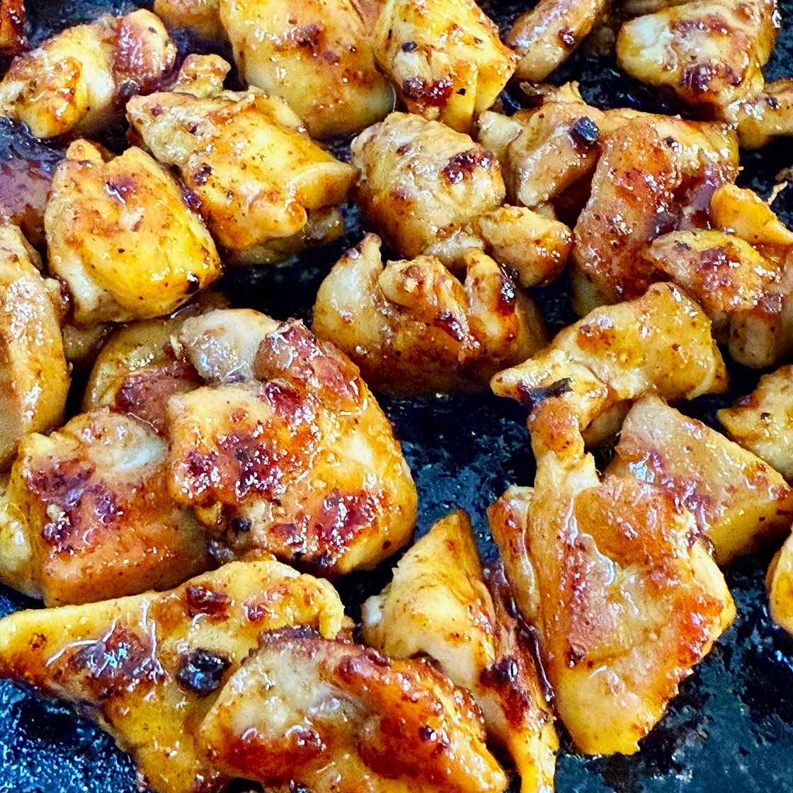 Blackstone Honey Sriracha Chicken Bites