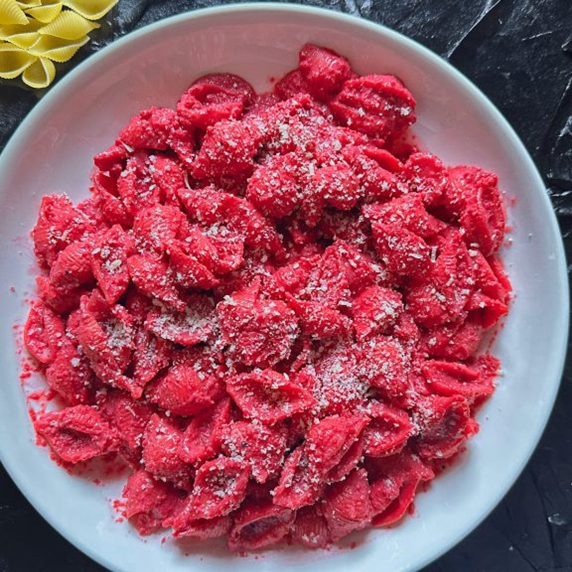 Creamy Beetroot Pasta