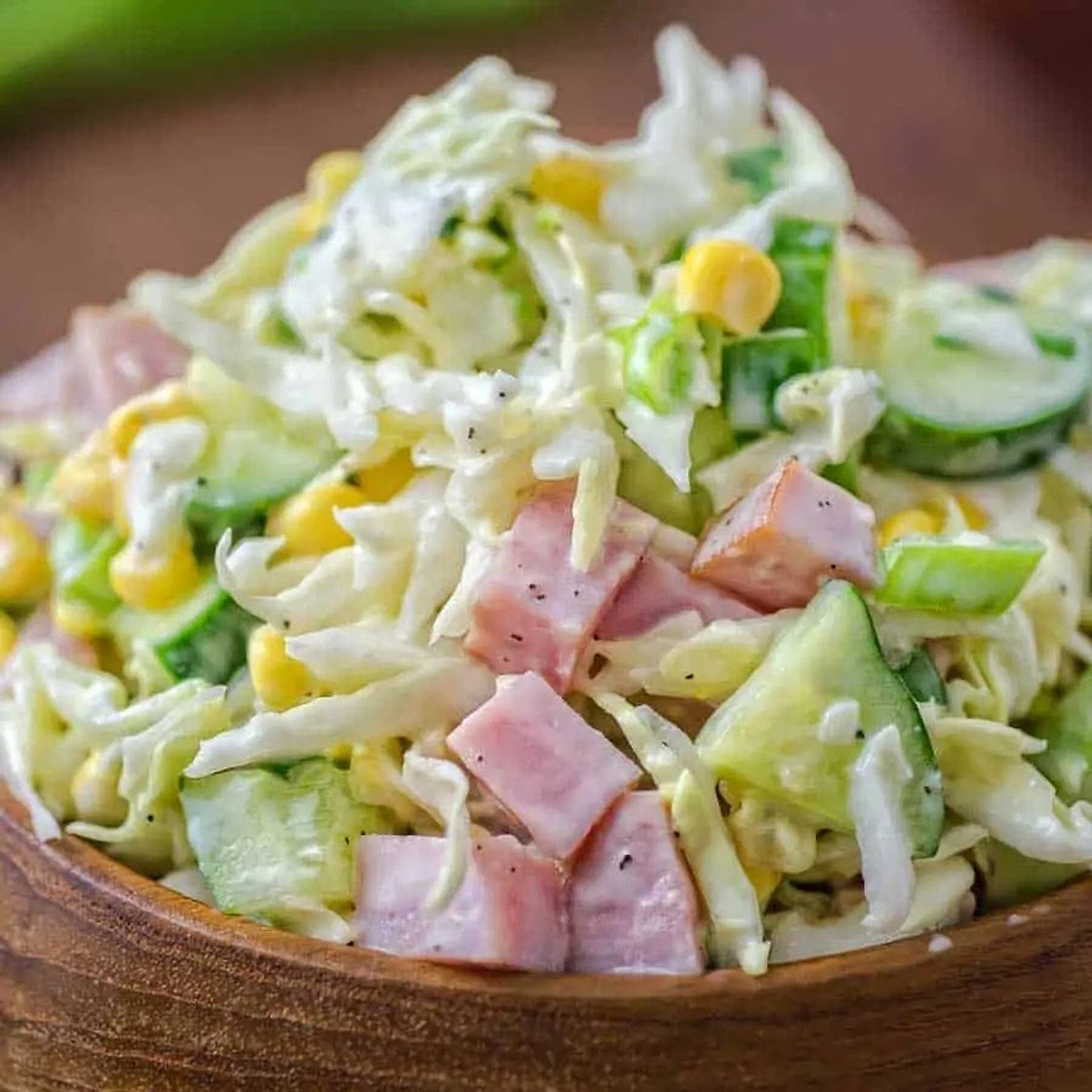 Cabbage and Ham Salad