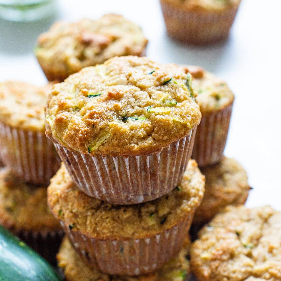 Almond Flour Zucchini Muffins