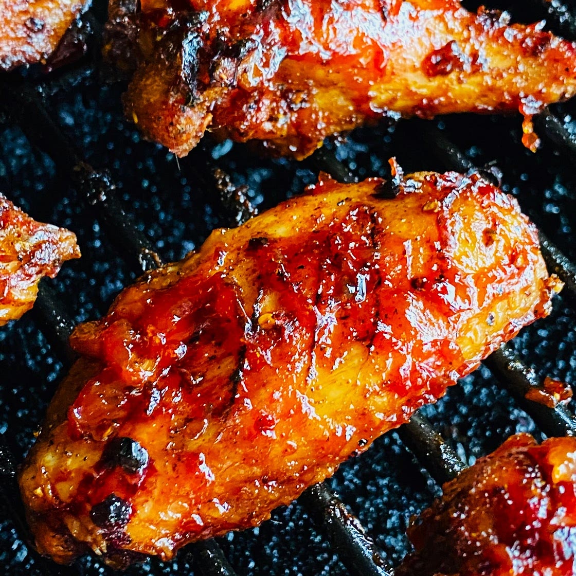 Pineapple Sriracha Chicken Wings