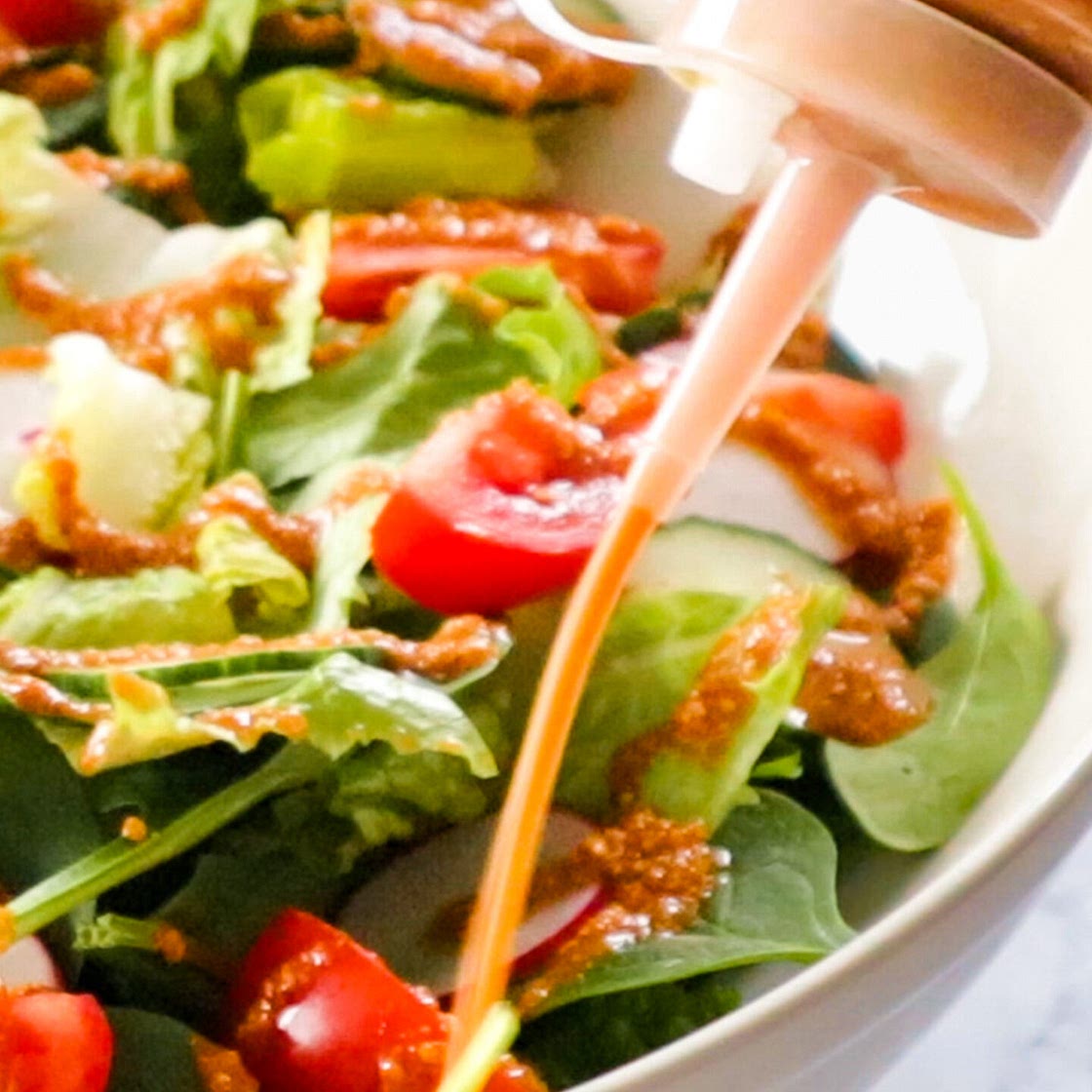 Toasted Sesame Salad Dressing with Fried Garlic (Vinaigrette)