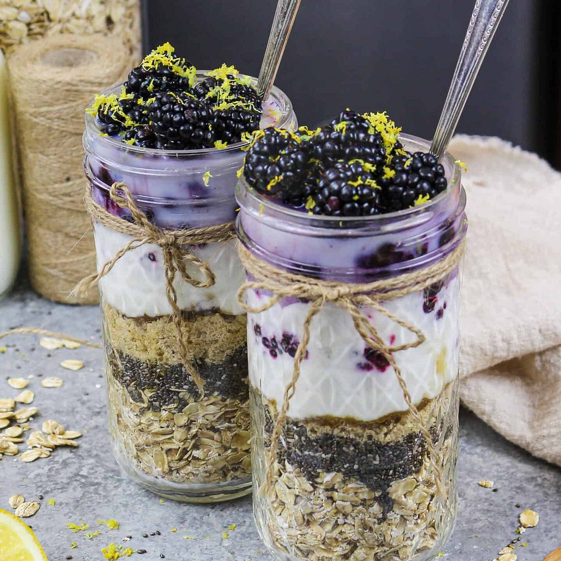 Blackberry Overnight Oats