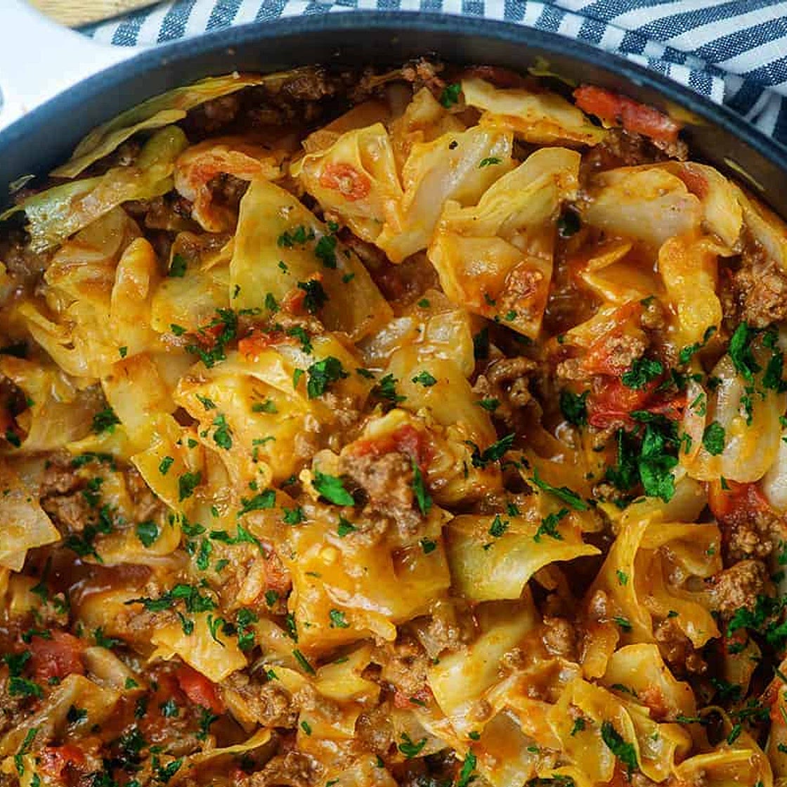 Cheesy Cabbage Casserole
