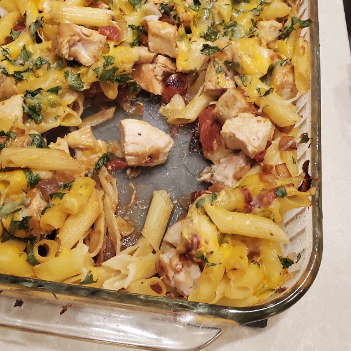 Chicken pasta bake