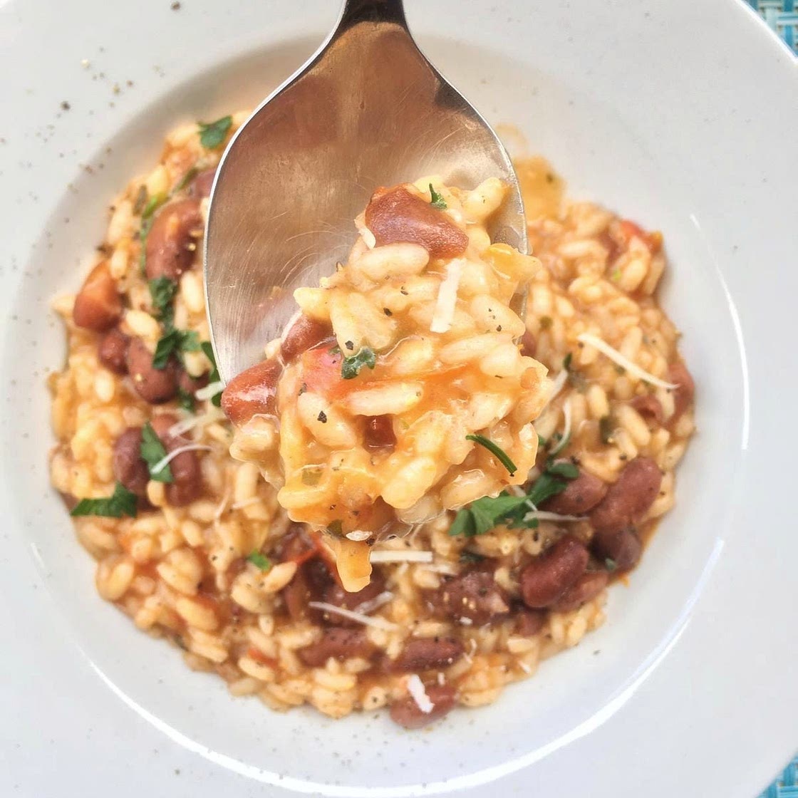 Risotto With Borlotti Beans