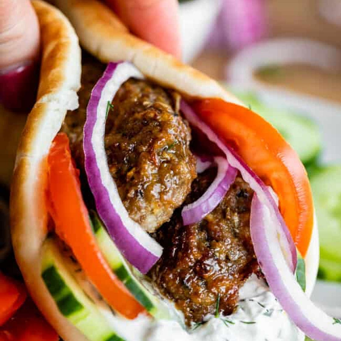 Greek Gyro with Homemade Gyro Meat