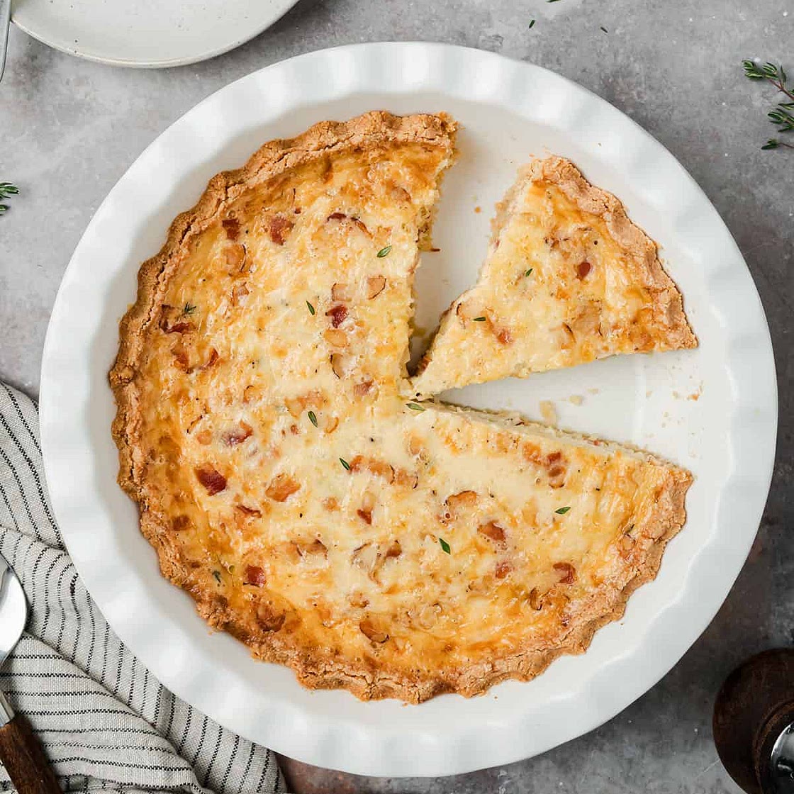Keto Quiche Lorraine