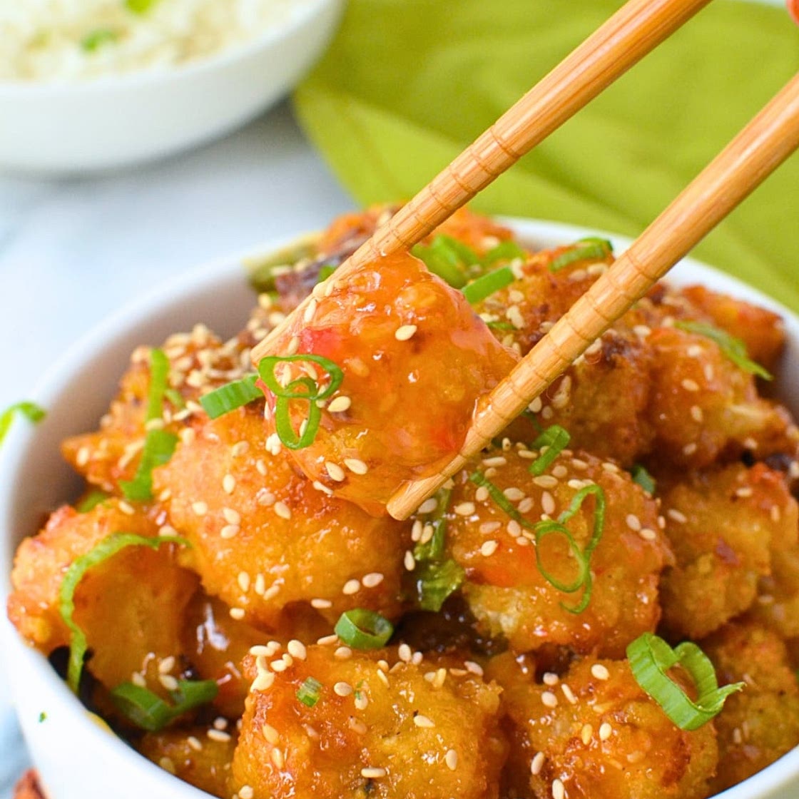 Crispy Orange Cauliflower