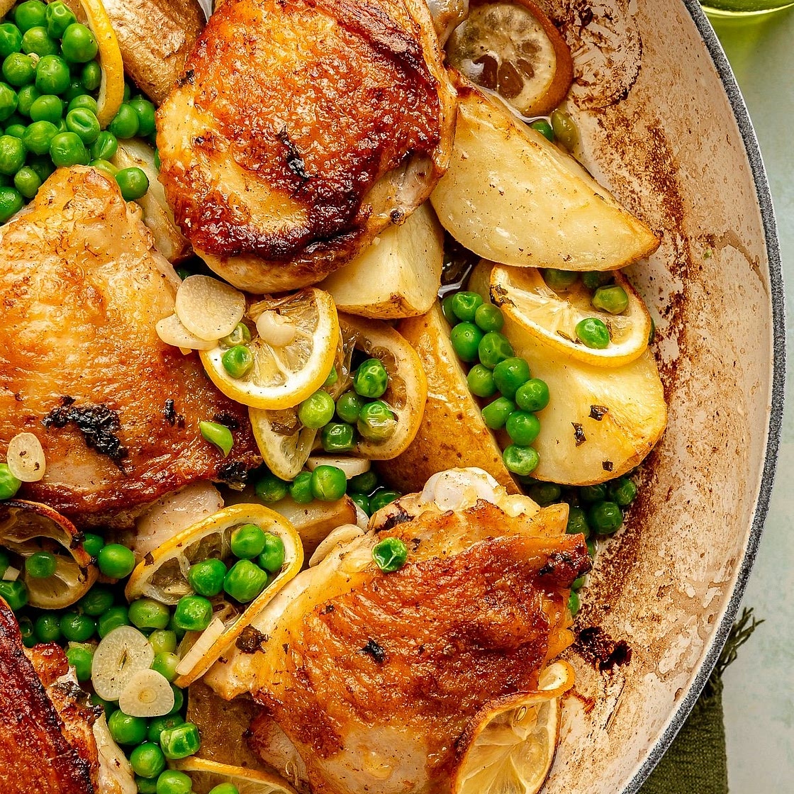 Dad's favorite Chicken Vesuvio