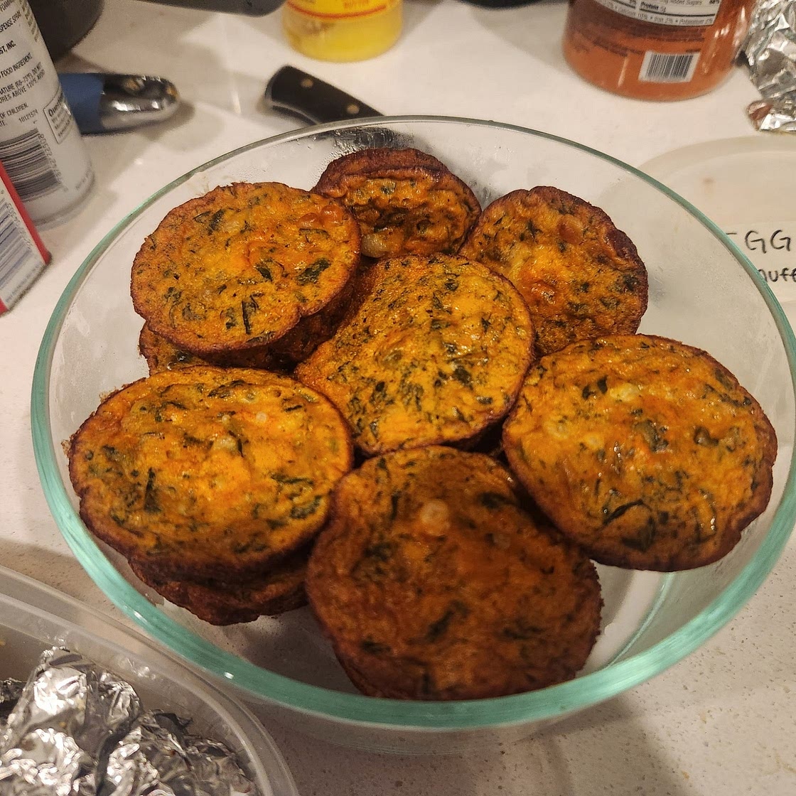 Spinach Egg Muffins