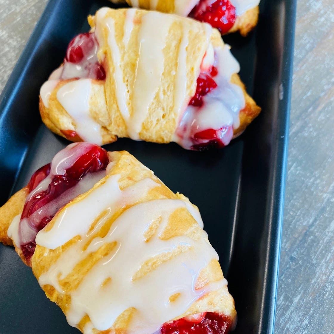 Traeger Cherry Turnovers