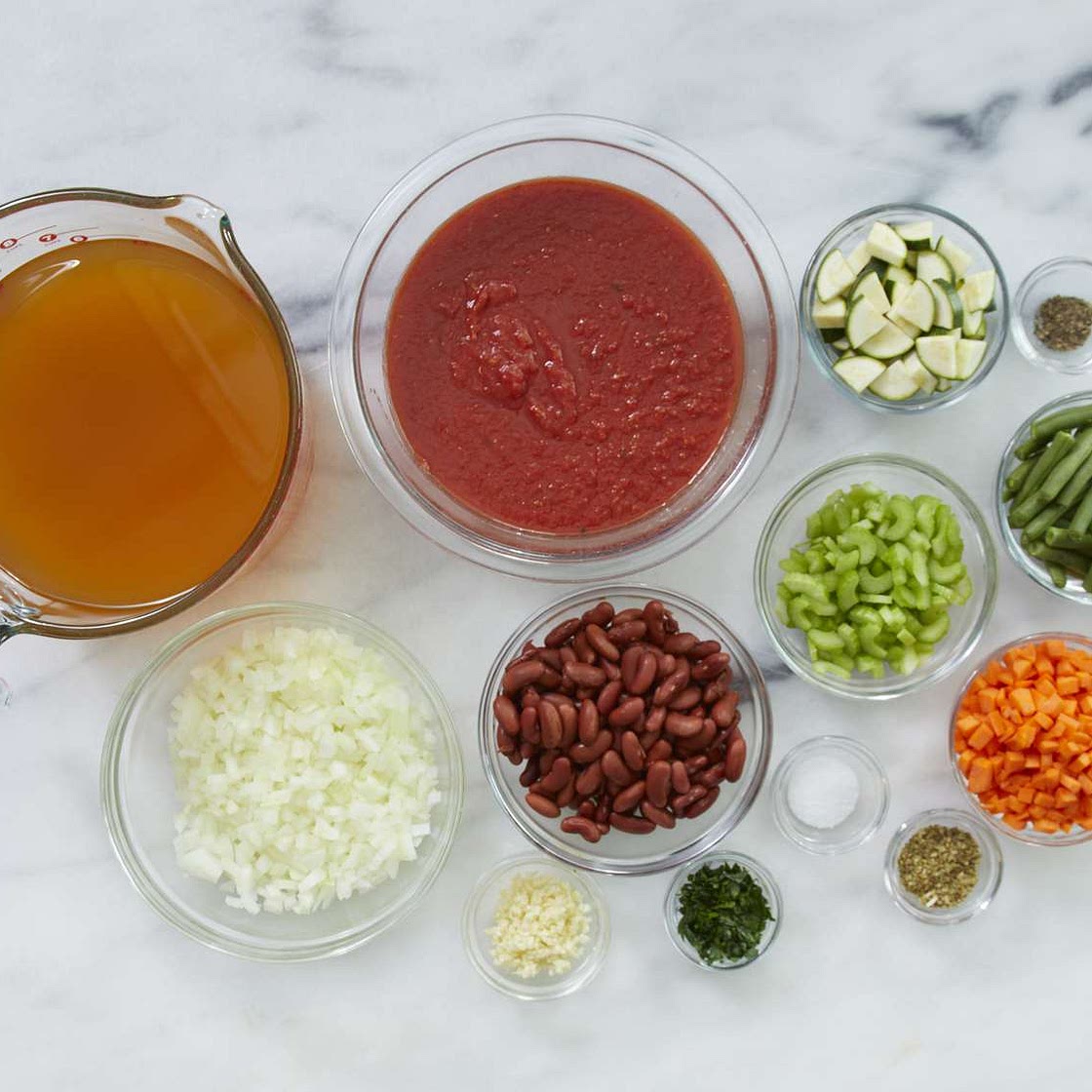 Slow Cooker Vegetarian Minestrone