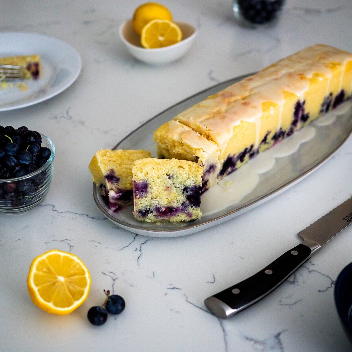 Lemon Blueberry Loaf Cake