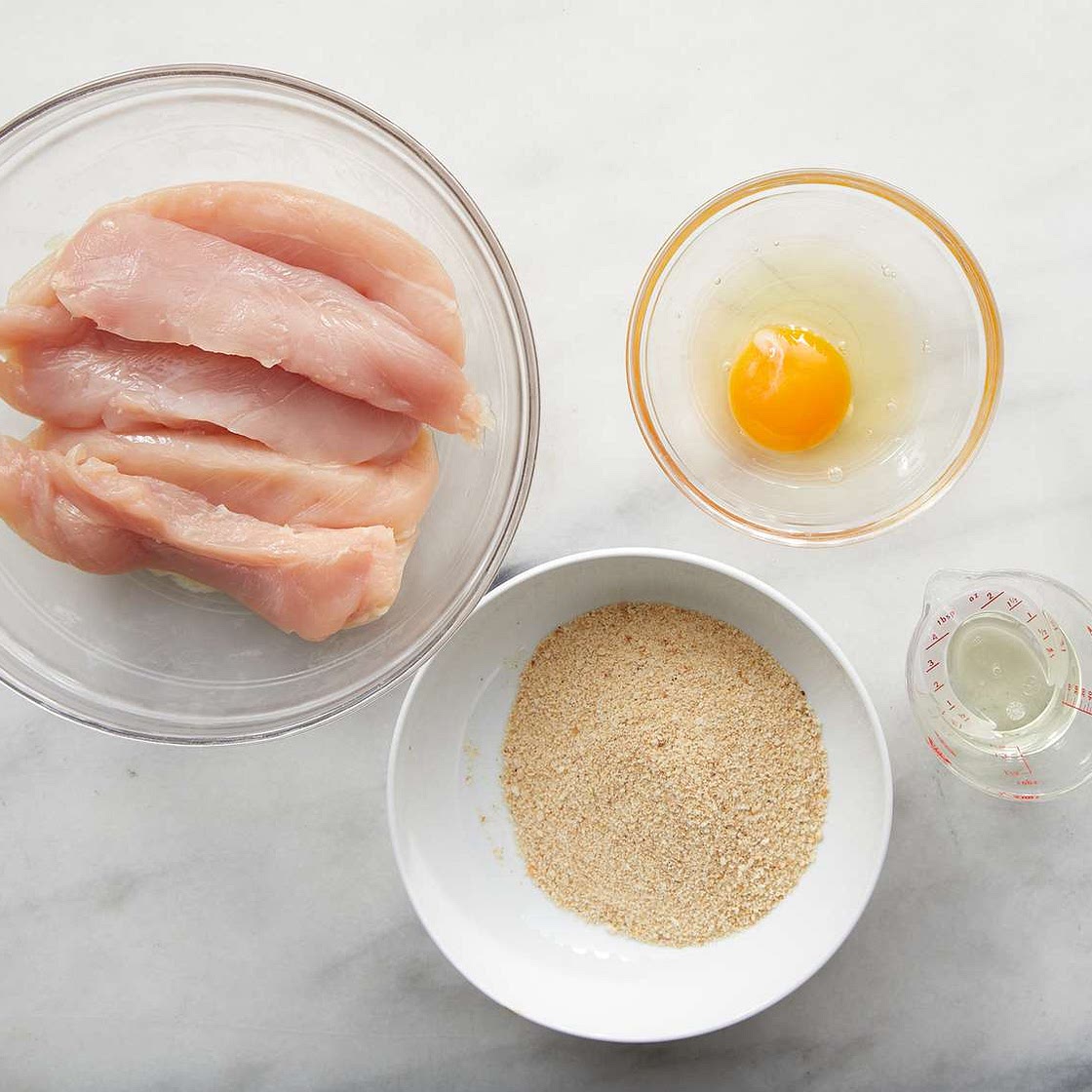 Crumbed Chicken Tenderloins (Air Fried)