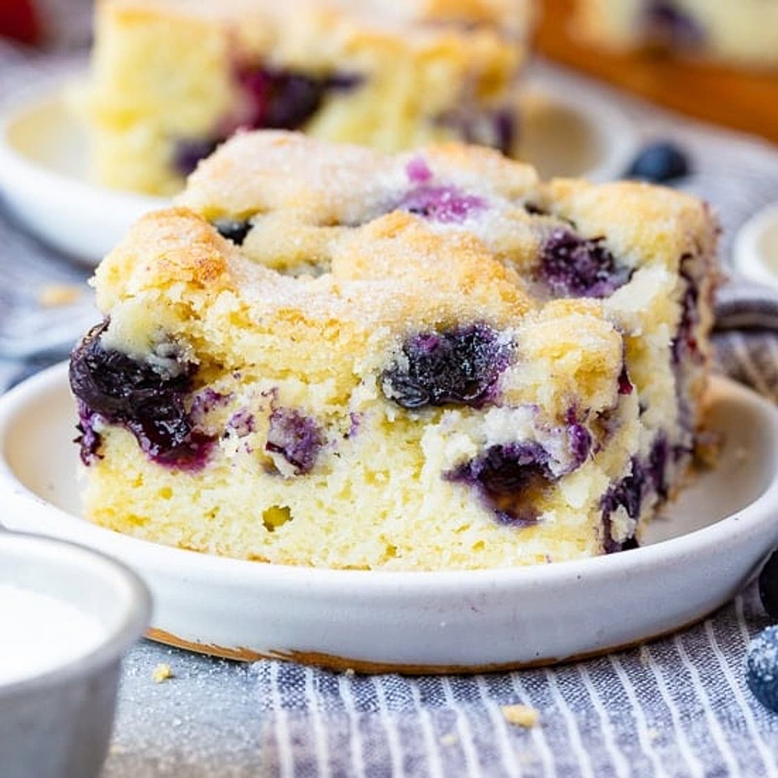 Buttermilk Blueberry Breakfast Cake