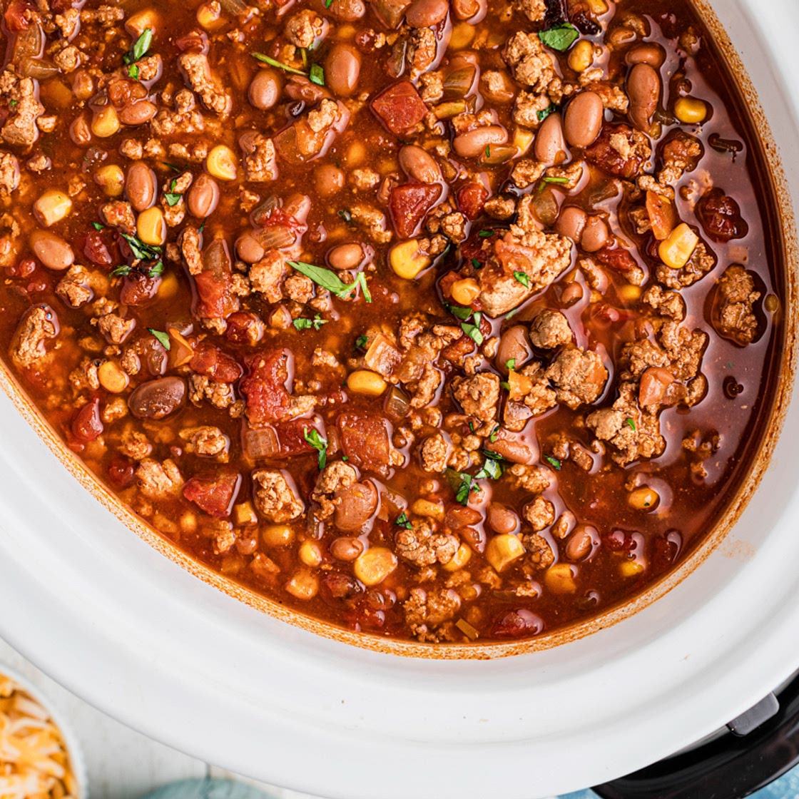 Slow Cooker Turkey Chili Recipe