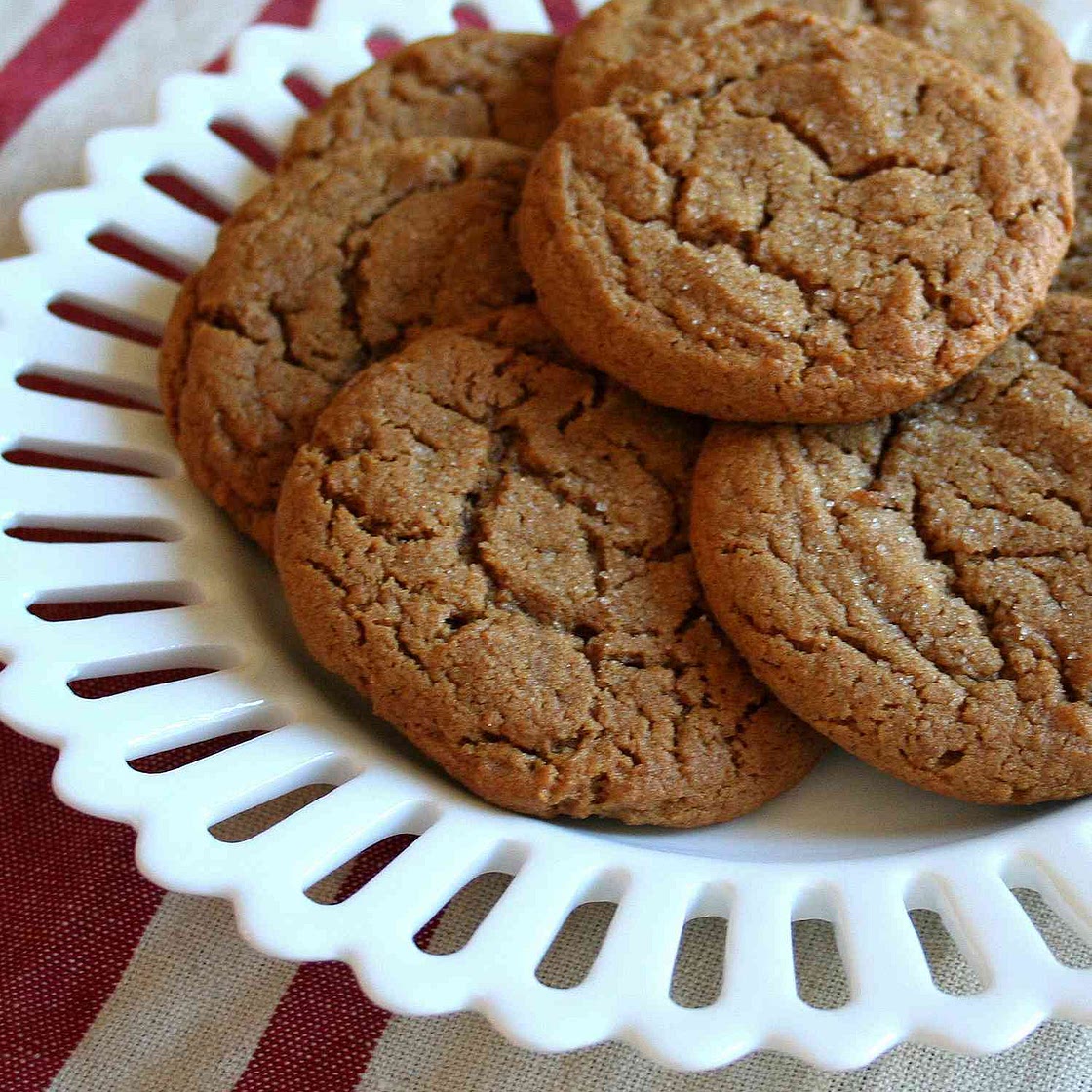 Big Soft Ginger Cookies
