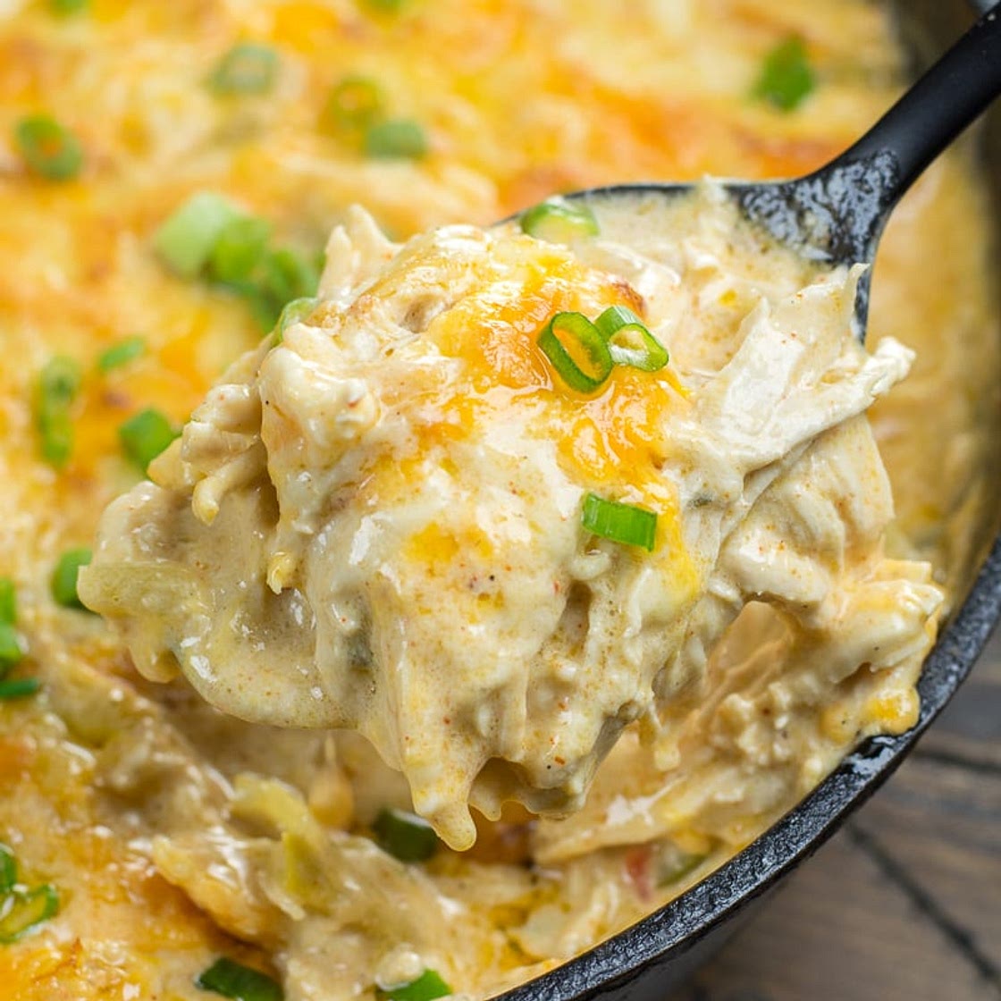 One Pan Keto Green Chili Chicken