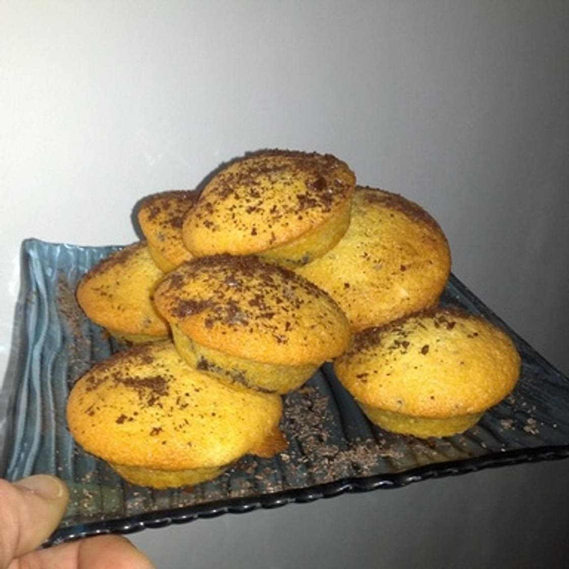 Petits cakes aux pépites de chocolat