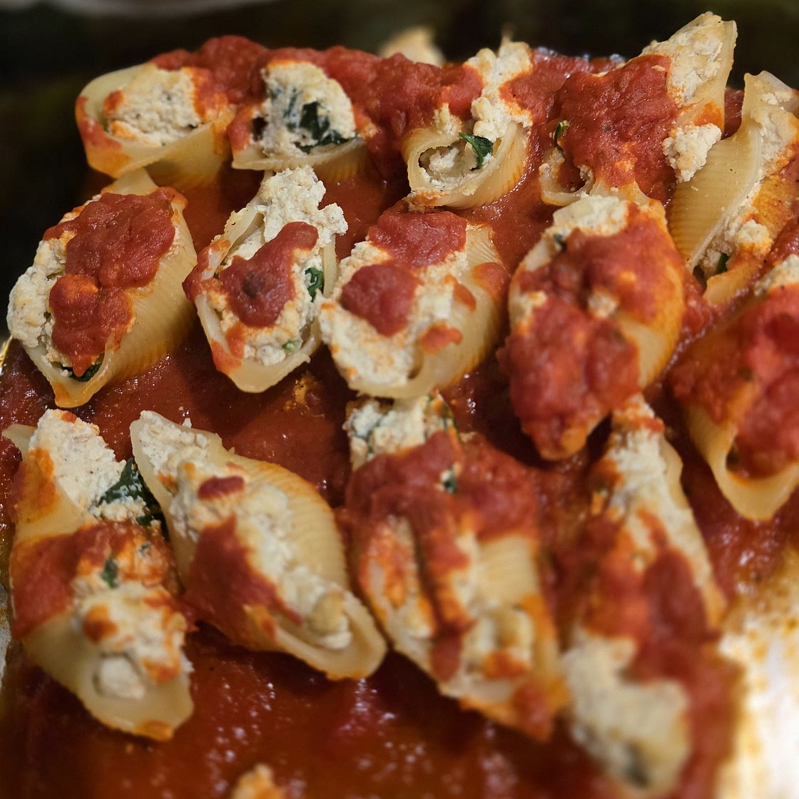 Vegan Stuffed Shells