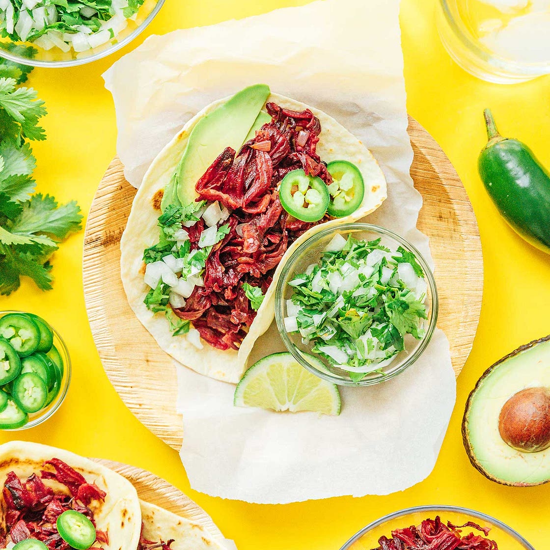 Hibiscus Tacos