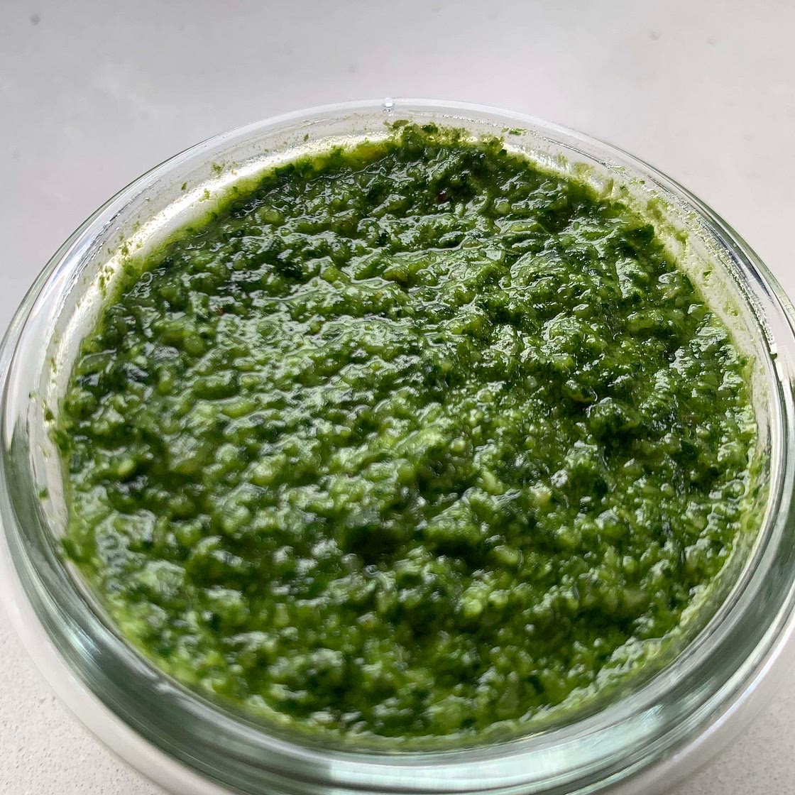 Basil Pepita seed pesto