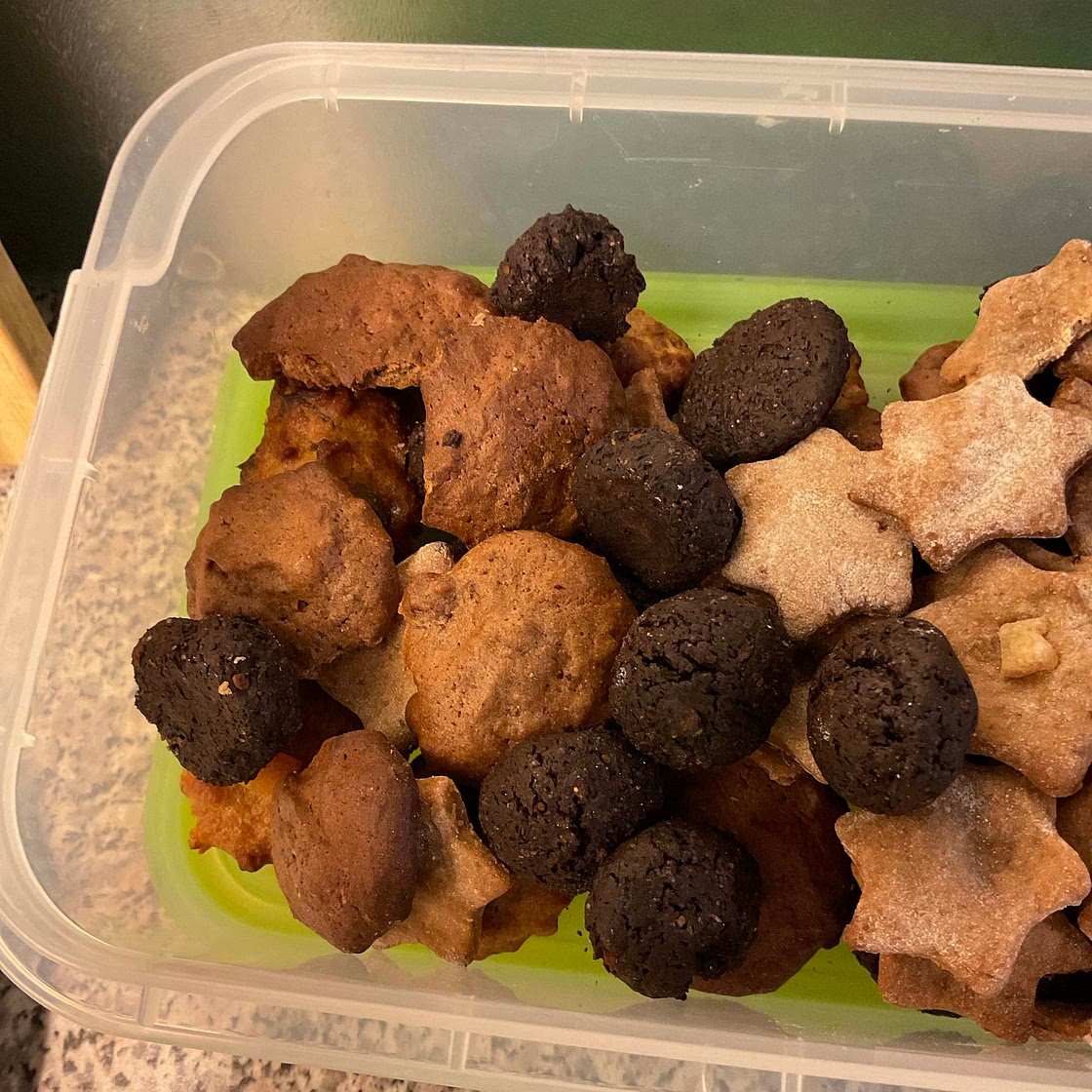 My cinnamon plum cookies 